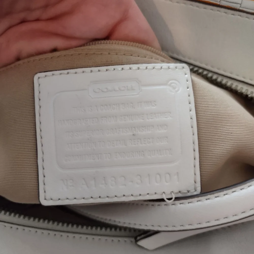 Coach Bleecker Mini Riley Embossed Woven Purse - Picture 7 of 16